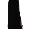 Clearance LES TIEN Anna Full Length Skirt Jet Black