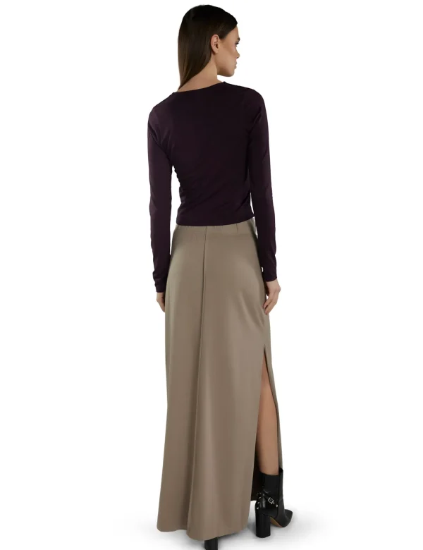 Online LES TIEN Anna Full Length Skirt Dove
