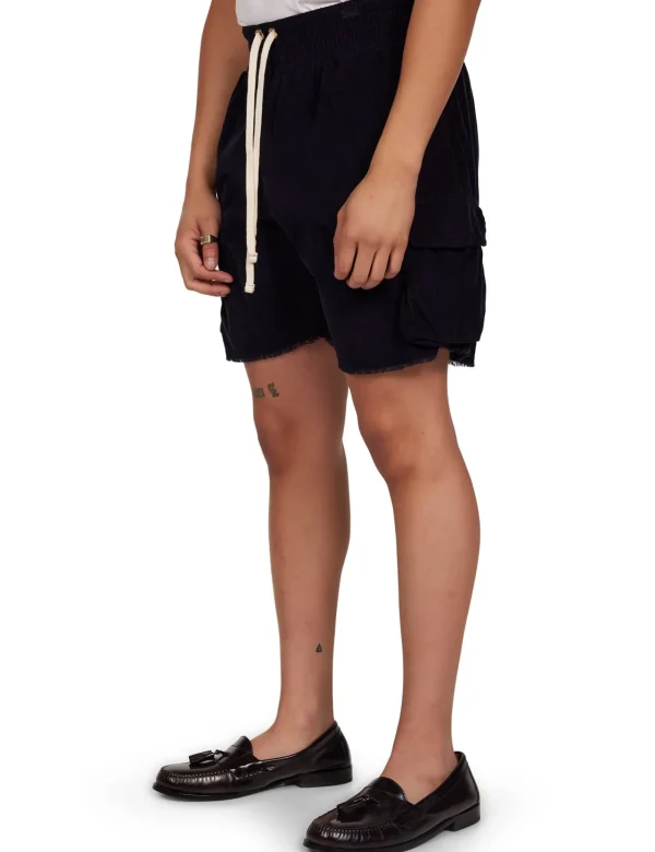 Fashion LES TIEN Baby Corduroy Cargo Yacht Short Navy