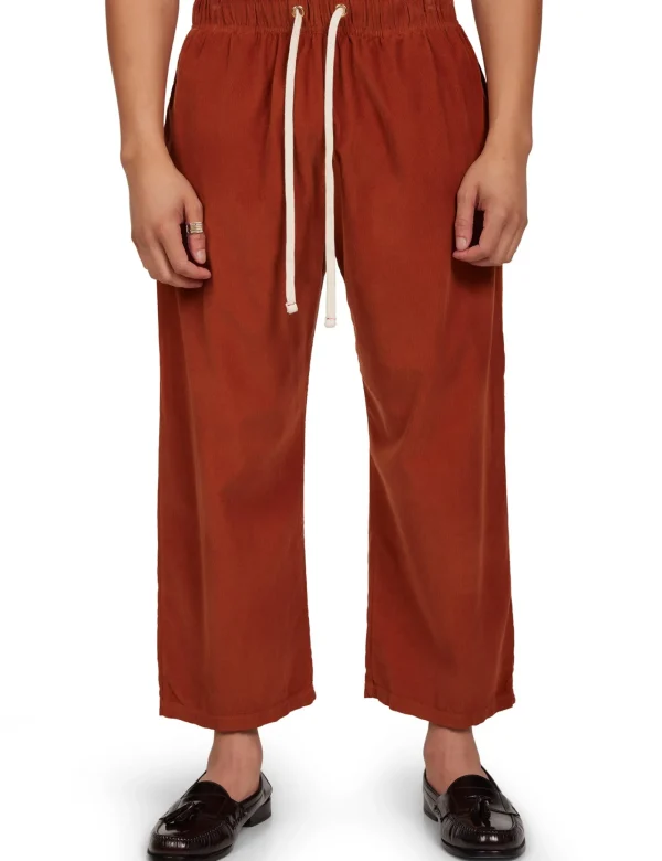 Best LES TIEN Baby Corduroy Cropped Relaxed Pant Cedar