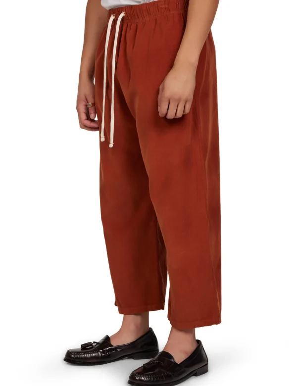 Best LES TIEN Baby Corduroy Cropped Relaxed Pant Cedar