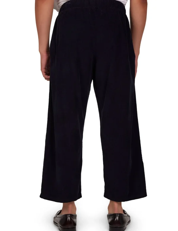 Hot LES TIEN Baby Corduroy Cropped Relaxed Pant Navy