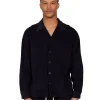 Fashion LES TIEN Baby Corduroy L/S Cuban Shirt Navy