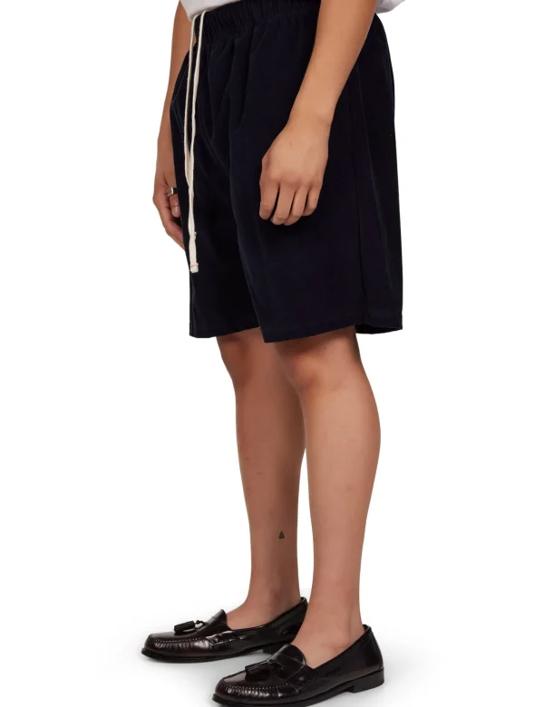 Discount LES TIEN Baby Corduroy Rider Short Navy