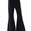 Clearance LES TIEN Bella Bell Bottom Jet Black