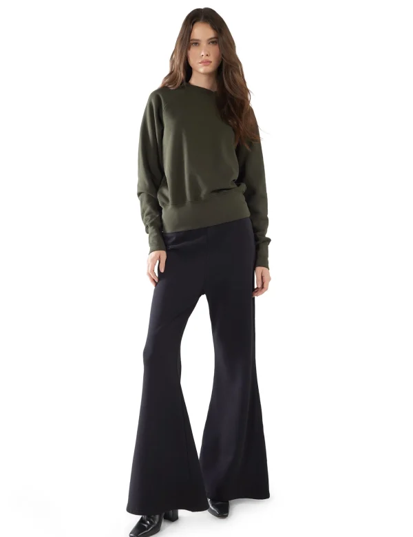 Clearance LES TIEN Bella Bell Bottom Jet Black
