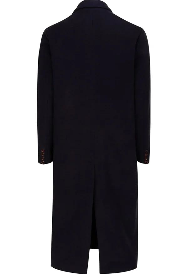 New LES TIEN Black Label Car Coat Midnight