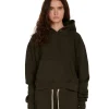 Hot LES TIEN Cara Crop Hoodie Forest