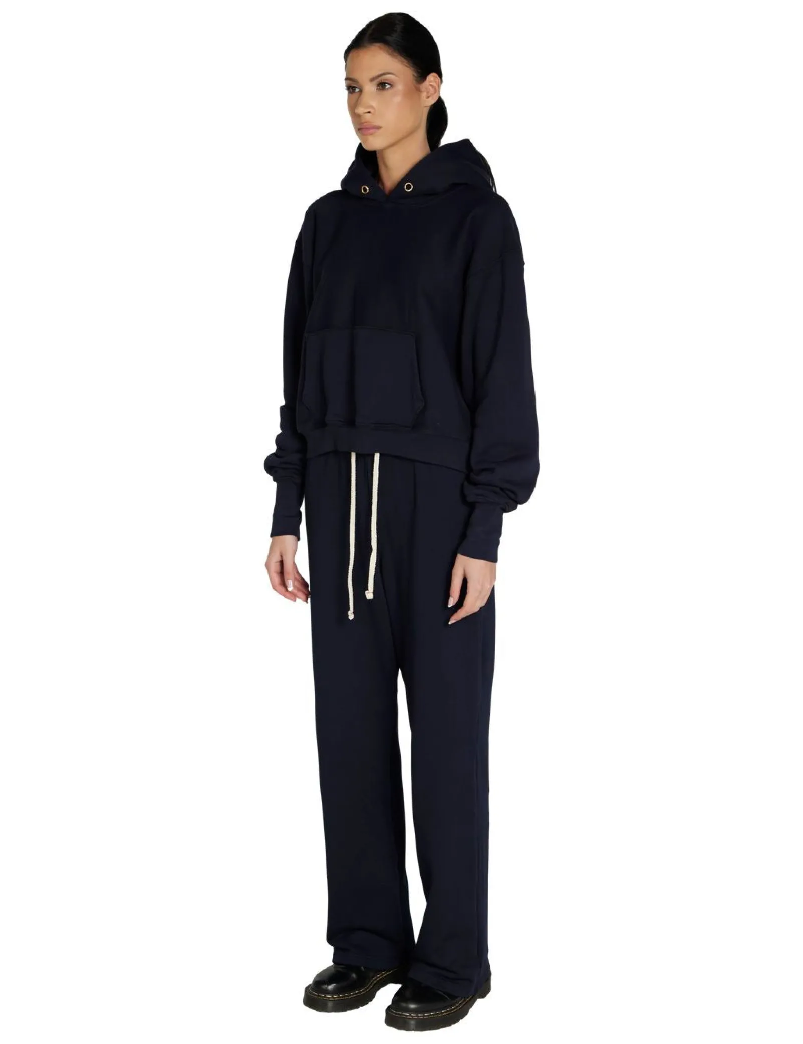 cara_crop_hoodie_1-8.webp Outlet LES TIEN Cara Crop Hoodie Navy