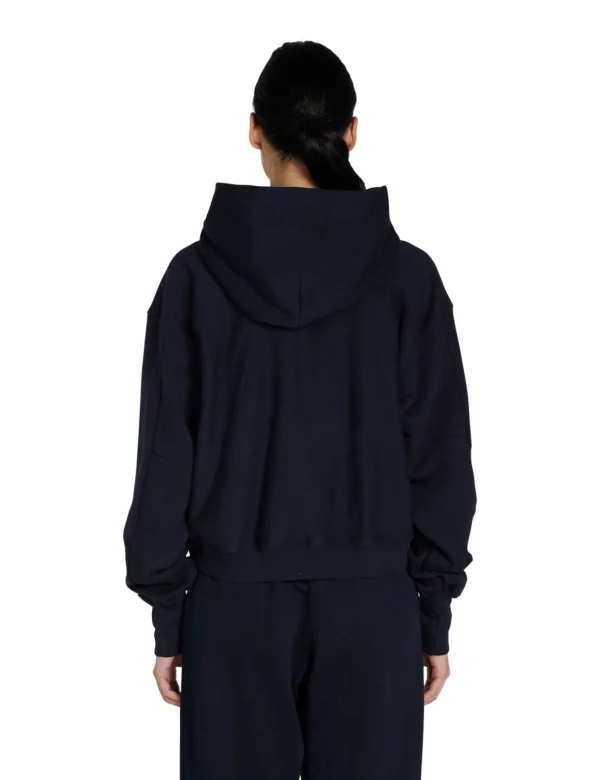 Outlet LES TIEN Cara Crop Hoodie Navy