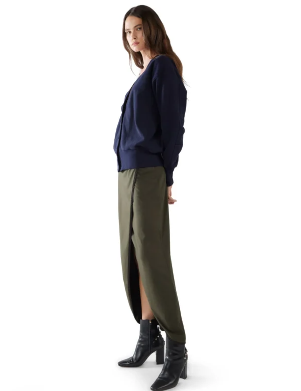 Outlet LES TIEN Carly Boyfriend Cardigan Navy