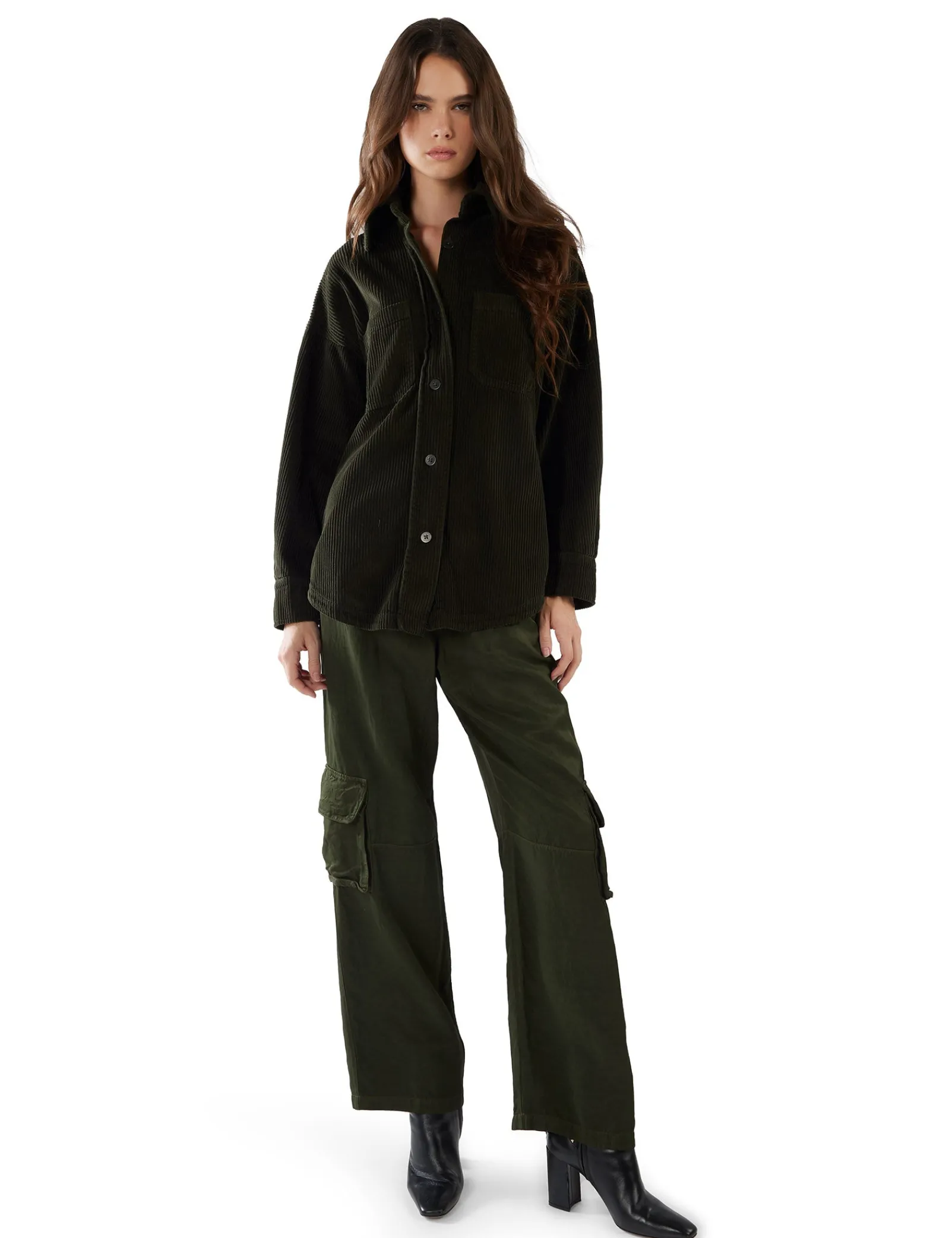 chandra_cargo_pant_1-7.webp Fashion LES TIEN Chandra Cargo Pant Forest