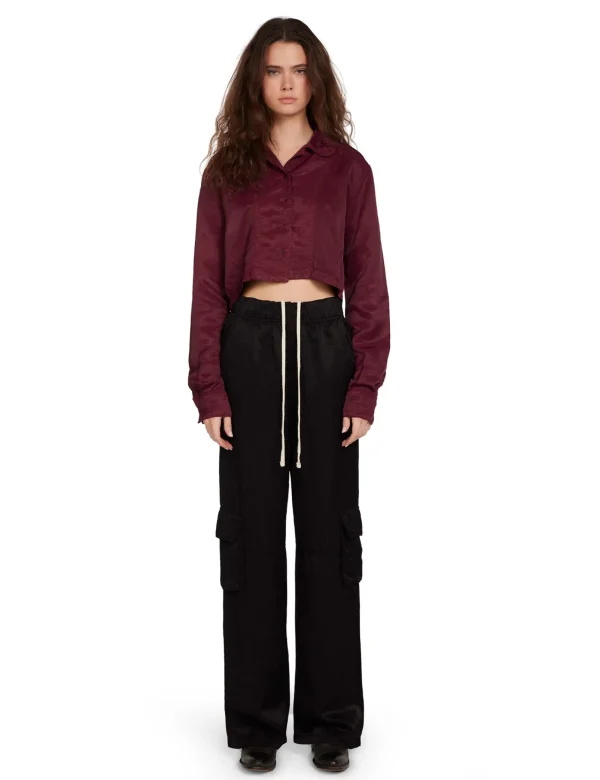 Online LES TIEN Chandra Cargo Pant Jet Black