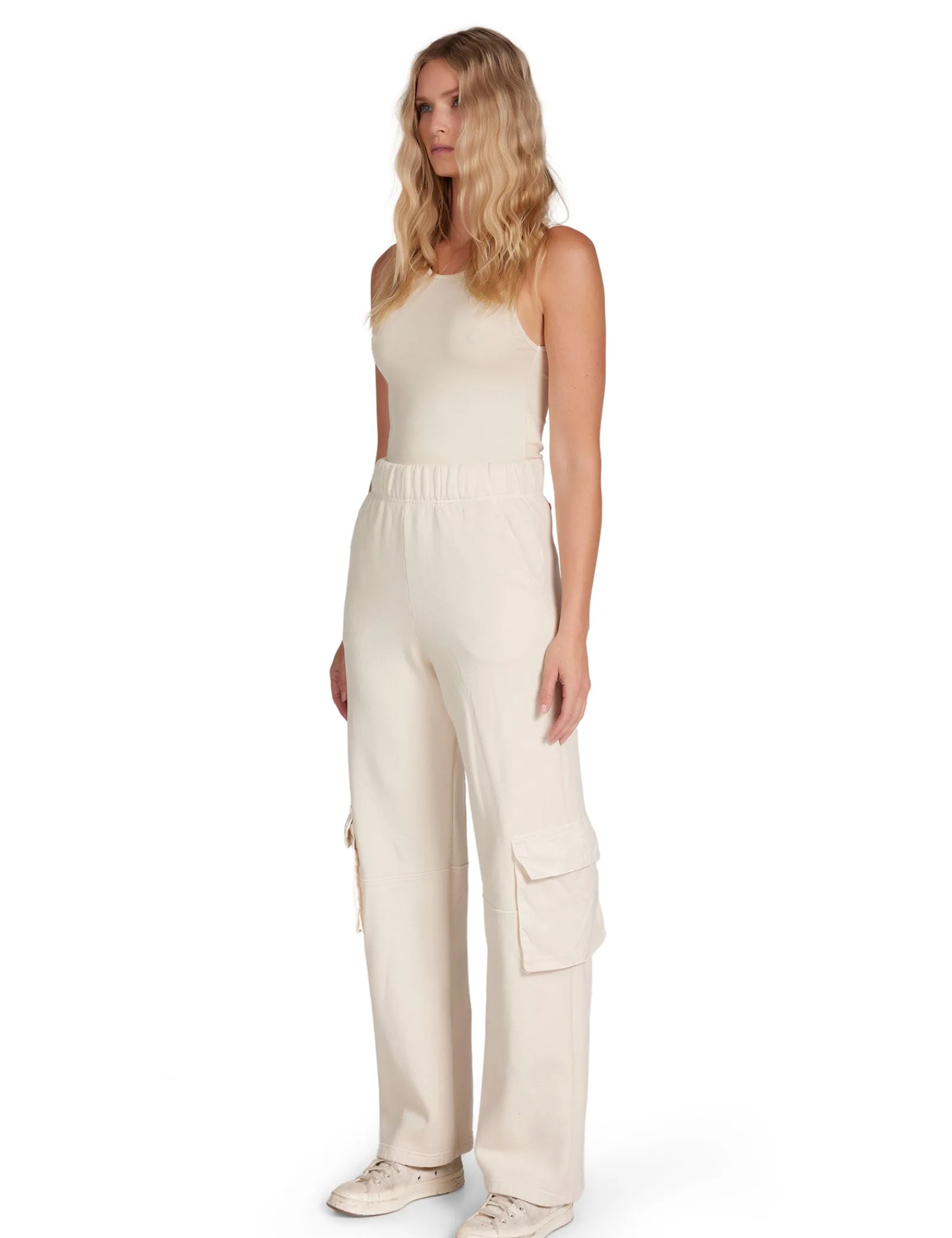 chandra_cargo_pant_4.webp Clearance LES TIEN Chandra Cargo Pant Ivory
