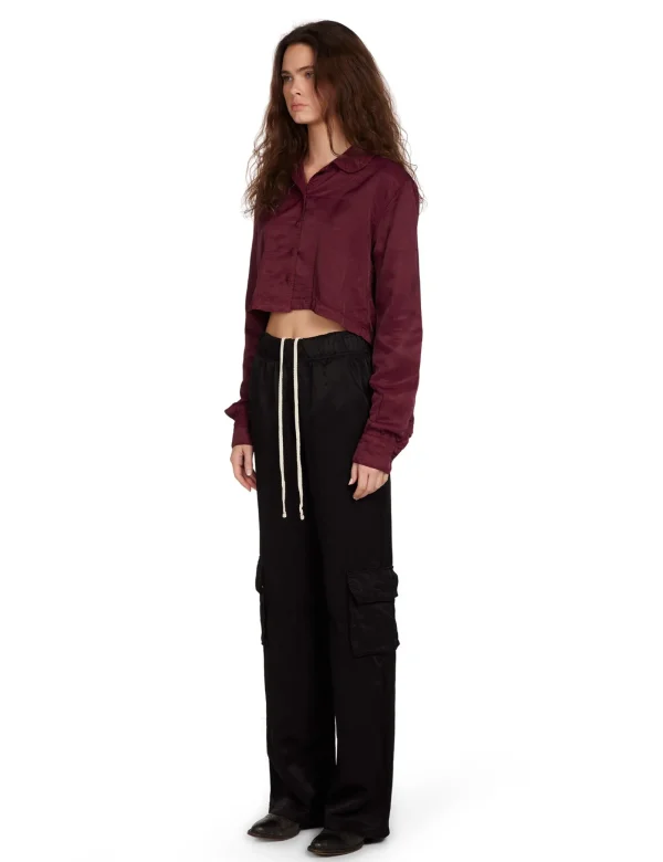 Online LES TIEN Chandra Cargo Pant Jet Black