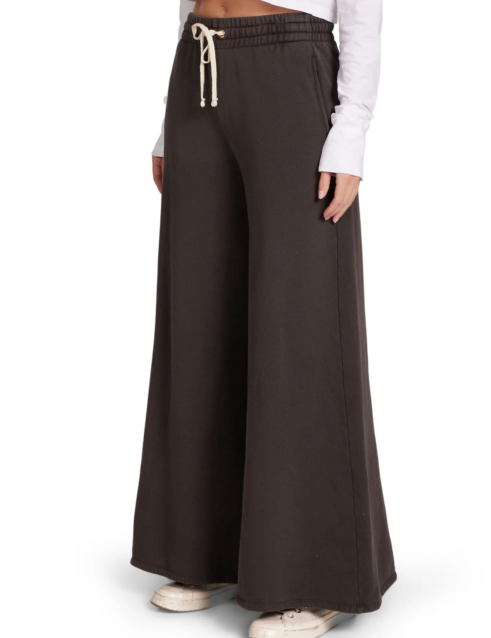 christine_flare_pant_2-3.webp Outlet LES TIEN Christine Flare Pant Vintage Black