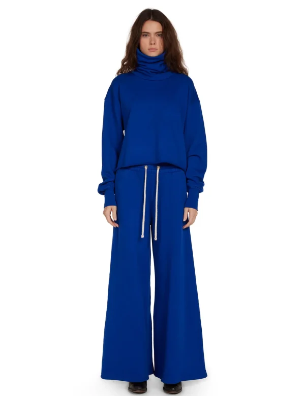 Discount LES TIEN Corey Crop Cowl Neck Electrico