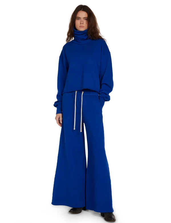 Discount LES TIEN Corey Crop Cowl Neck Electrico