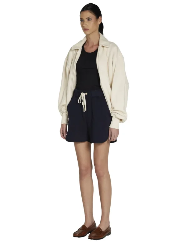 Hot LES TIEN Courtney Crop Workwear Jacket Ivory