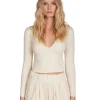 Hot LES TIEN Dan Deep Long Sleeve Ivory