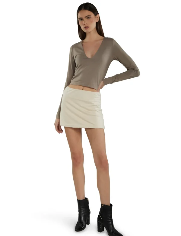Best LES TIEN Dan Deep Long Sleeve Dove