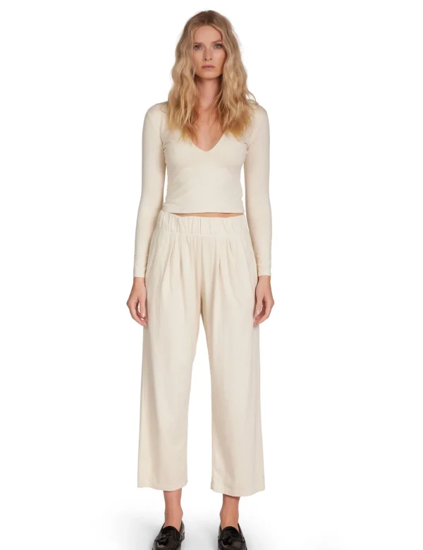 Hot LES TIEN Dan Deep Long Sleeve Ivory