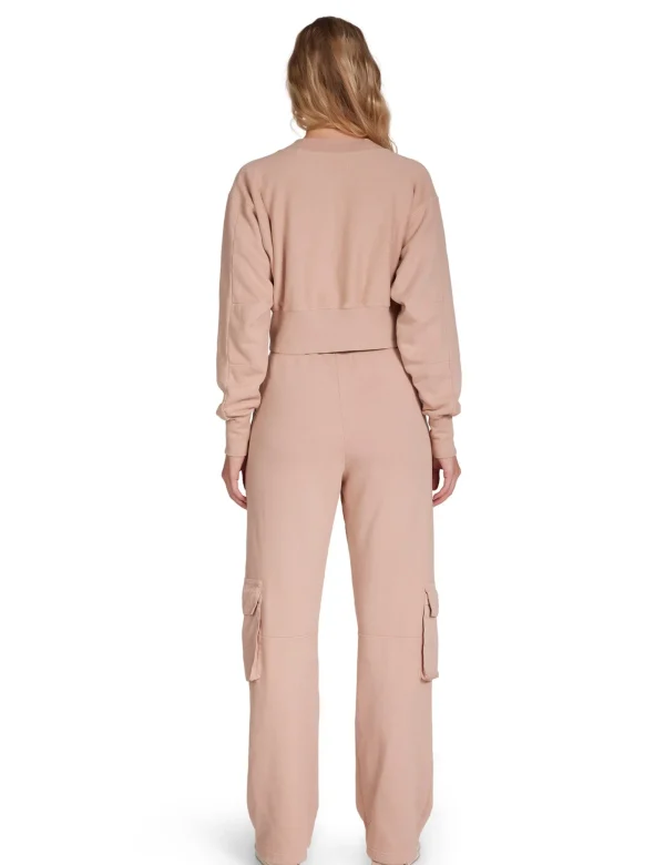 Clearance LES TIEN Diana Crop Cardigan Mauve