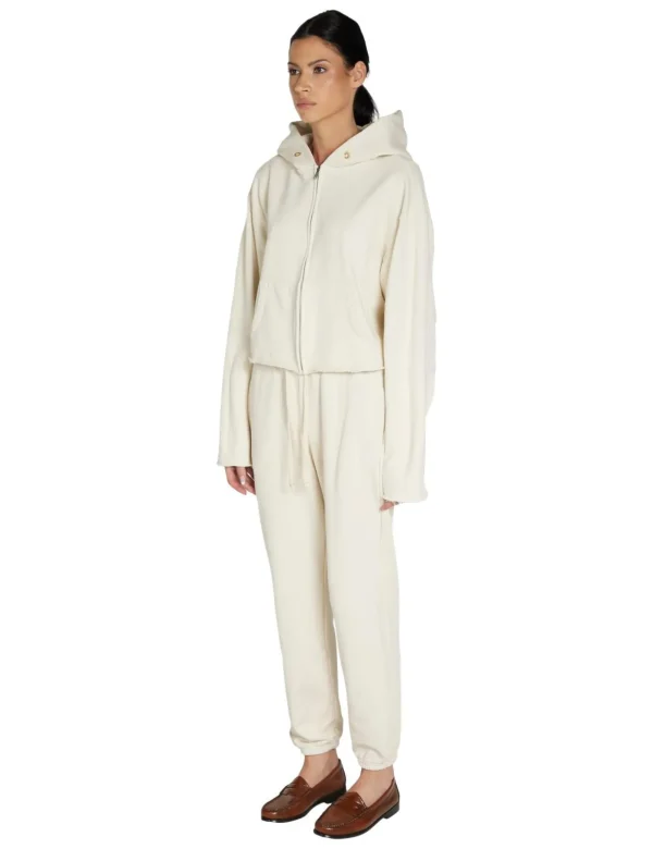 Sale LES TIEN Dylan Classic Sweatpant Ivory