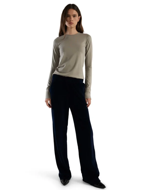 Fashion LES TIEN Fiona Fitted Long Sleeve Dove
