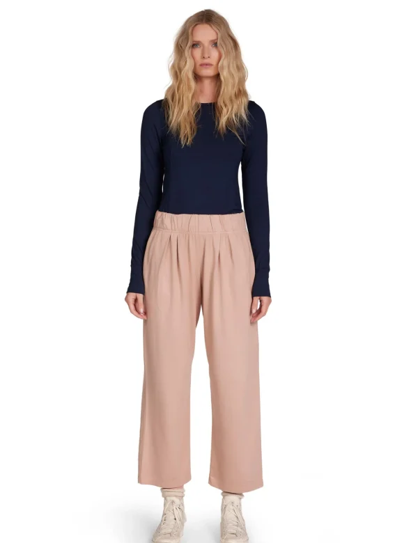 Discount LES TIEN Fiona Fitted Long Sleeve Navy