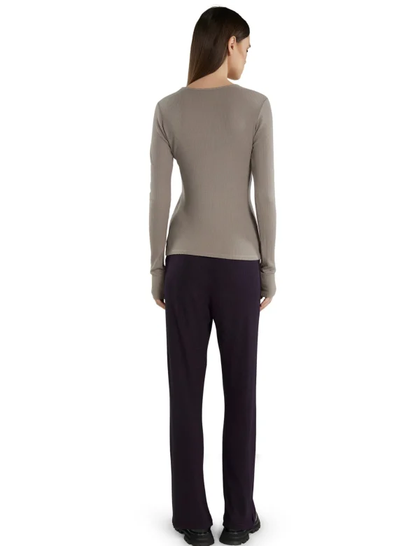 Hot LES TIEN Fiona Fitted Long Sleeve Dove
