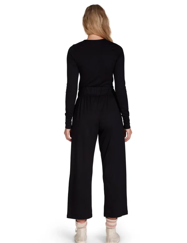 Online LES TIEN Fiona Fitted Long Sleeve Jet Black