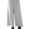 Clearance LES TIEN Ginny Gaucho Crop Pant Heather Grey