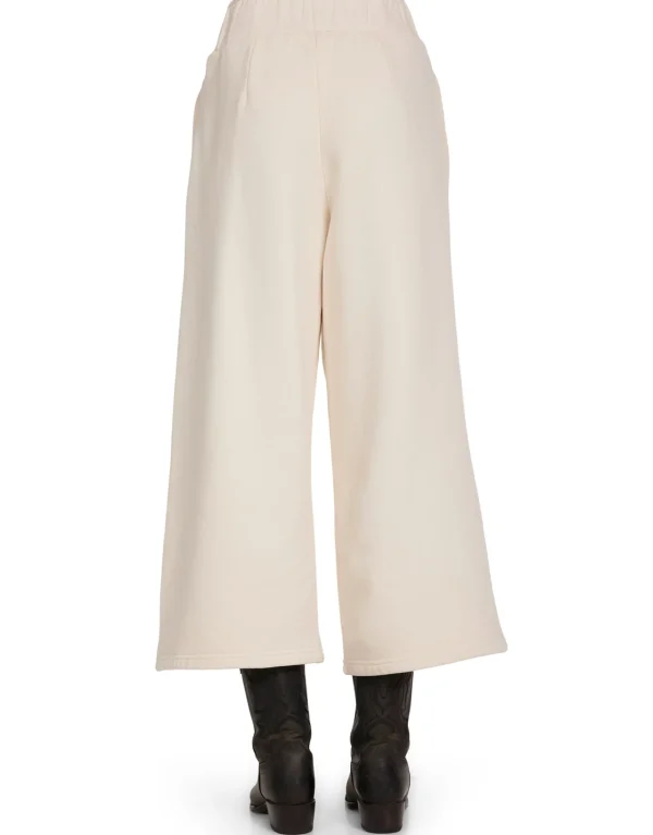Clearance LES TIEN Ginny Gaucho Crop Pant Ivory