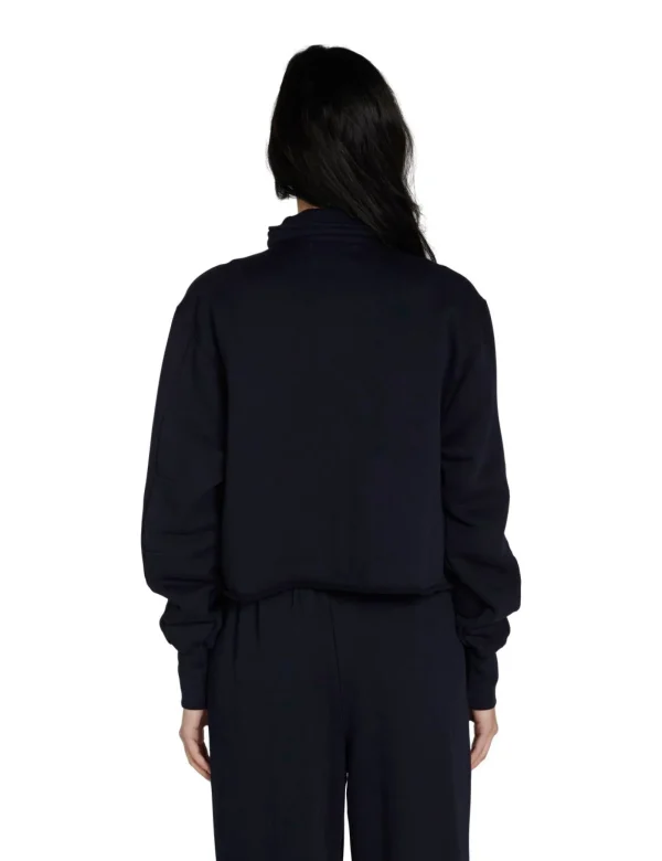 Online LES TIEN Haley Crop Half Zip Pullover Navy