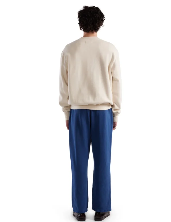 Online LES TIEN Heavyweight Banded Polo Mock Neck Ivory