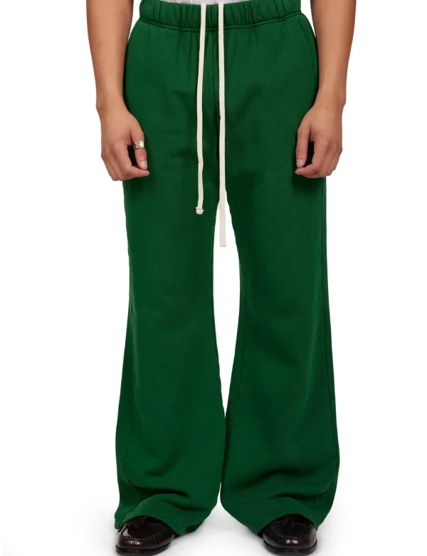 Hot LES TIEN Heavyweight Bell Bottom Washed Verde