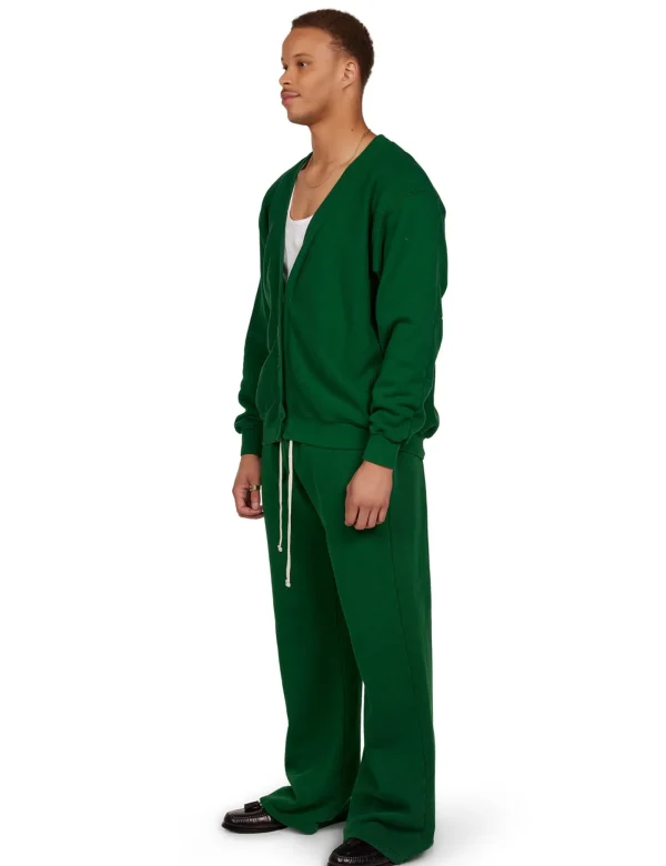 Hot LES TIEN Heavyweight Bell Bottom Washed Verde