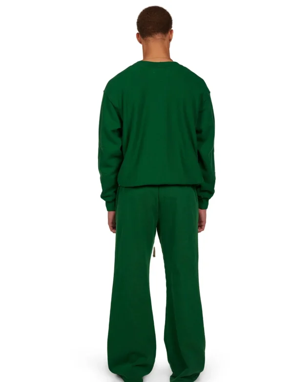 Hot LES TIEN Heavyweight Bell Bottom Washed Verde