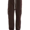 Discount LES TIEN Heavyweight Cargo Pant Washed Brown Fig