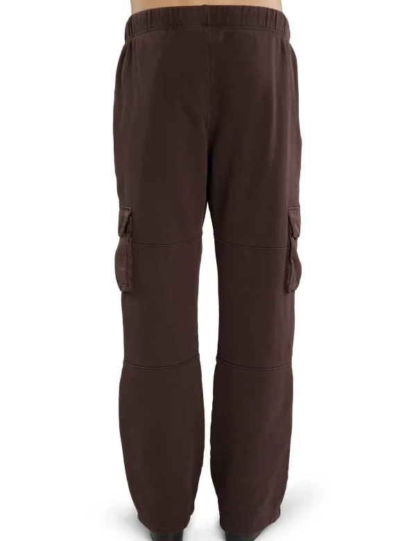 Discount LES TIEN Heavyweight Cargo Pant Washed Brown Fig