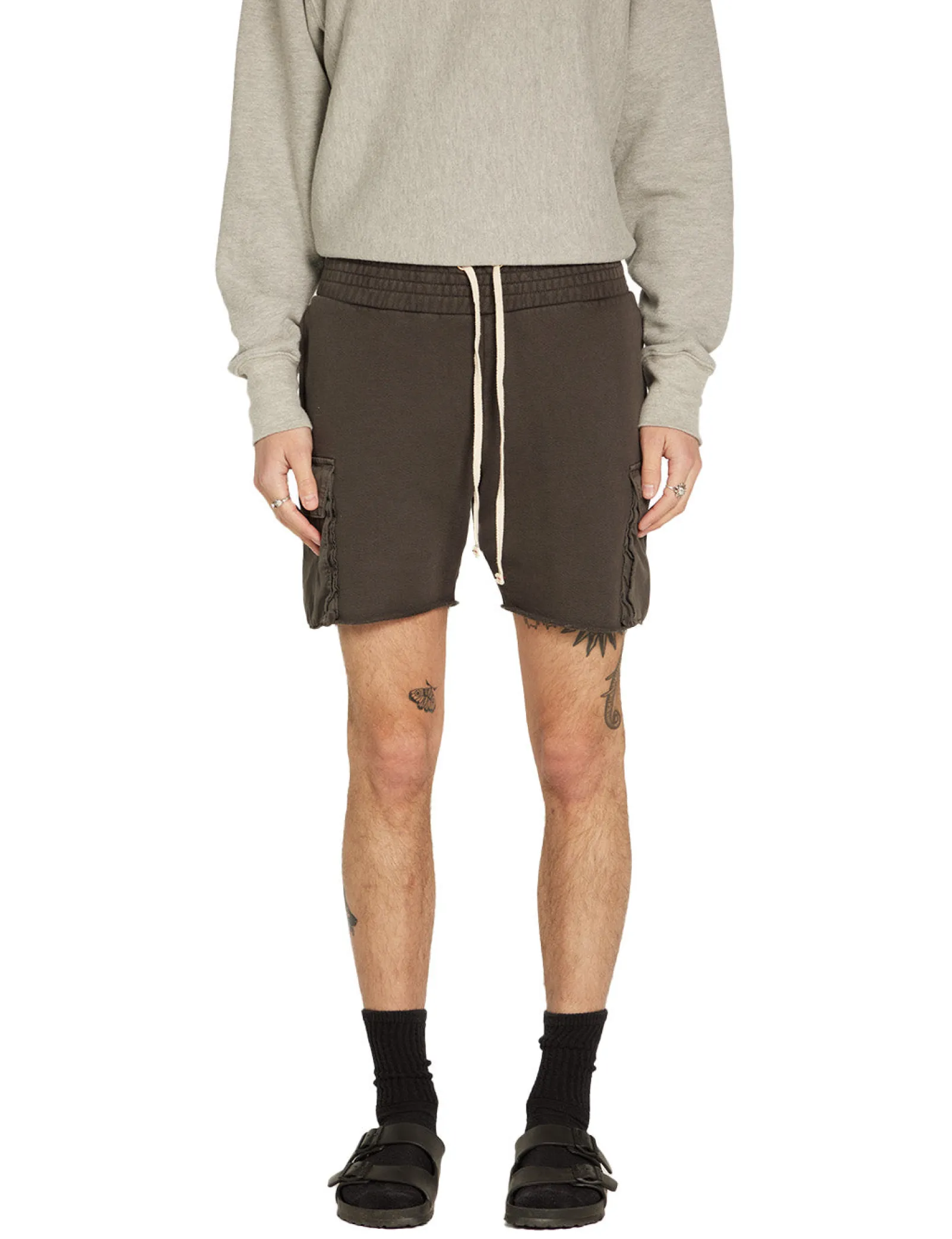 heavyweight_cargo_yacht_s_0-2.webp Online LES TIEN Heavyweight Cargo Yacht Short Vintage Black