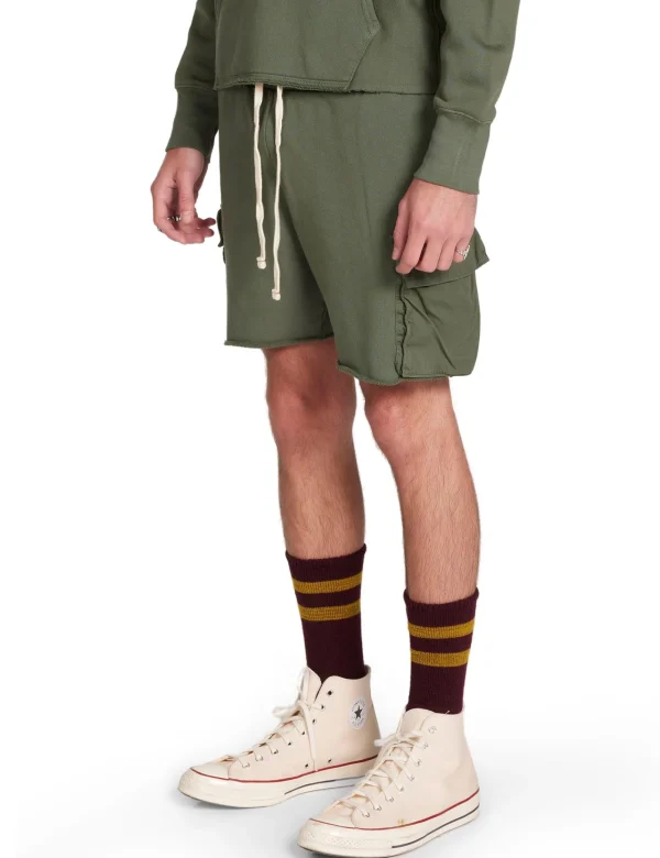 Best LES TIEN Heavyweight Cargo Yacht Short Dark Moss