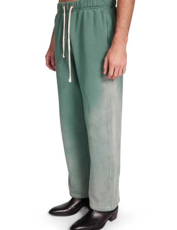 Sale LES TIEN Heavyweight Classic Pant Sunfaded Dark Moss
