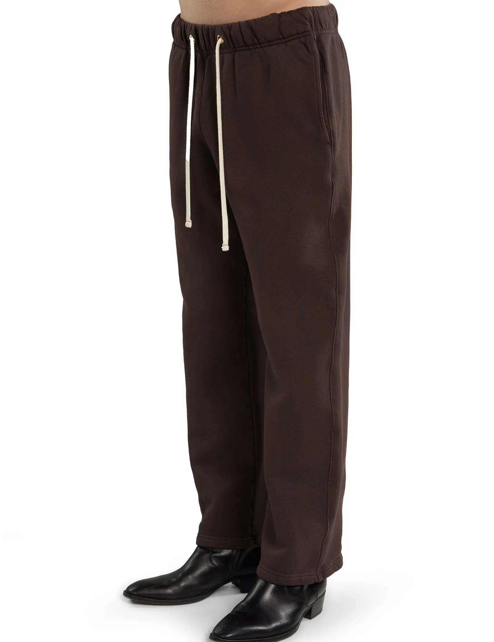 heavyweight_classic_pant_2-1.webp Online LES TIEN Heavyweight Classic Pant Washed Brown Fig