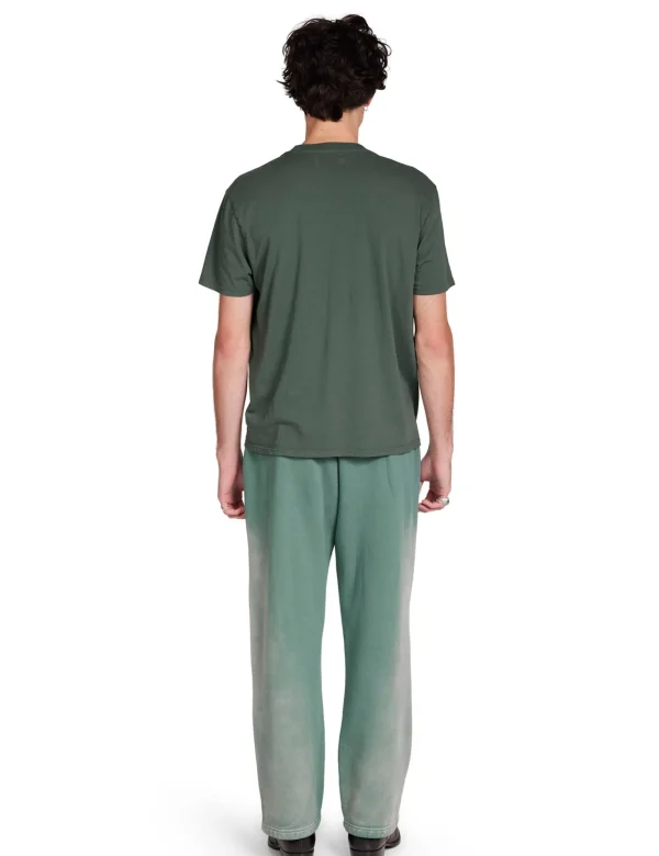 Sale LES TIEN Heavyweight Classic Pant Sunfaded Dark Moss