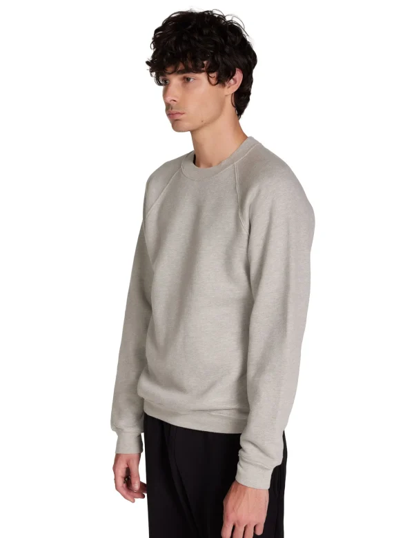 Outlet LES TIEN Heavyweight Classic Raglan Heather Grey