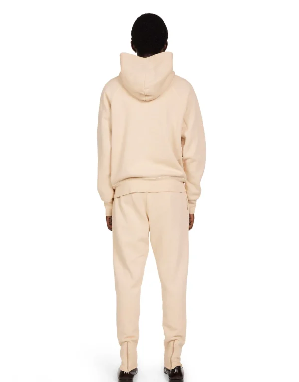 Outlet LES TIEN Heavyweight Classic Raglan Hoodie Cream