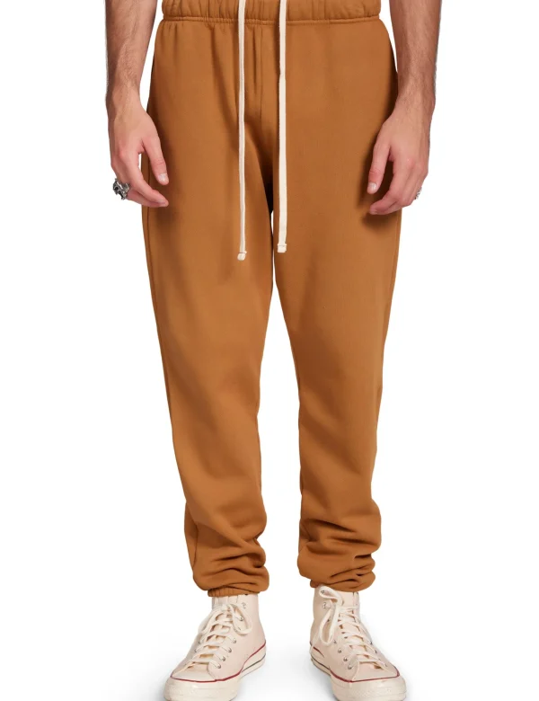 Clearance LES TIEN Heavyweight Classic Sweatpant Sahara