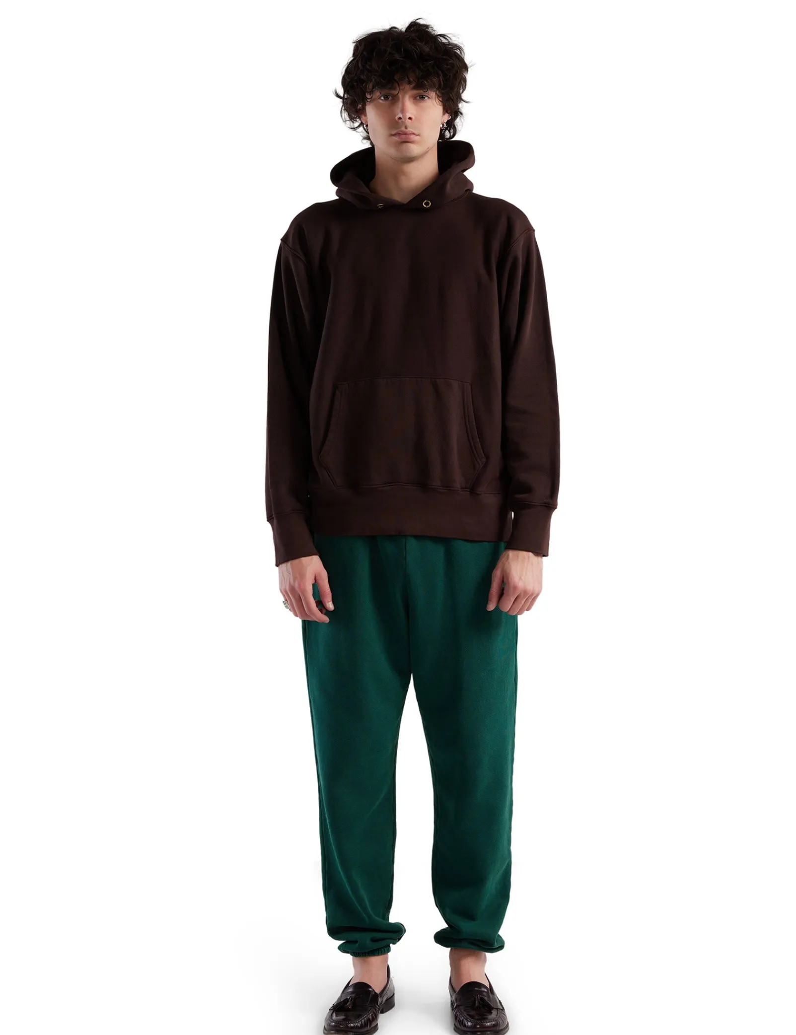 heavyweight_classic_sweat_1.webp Online LES TIEN Heavyweight Classic Sweatpant Washed Emerald